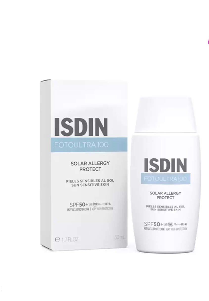 � ضدآفتاب سولار آلرژی بی‌رنگ ایزدین (ISDIN Solar Allergy Colorless SPF 50+)  	•
